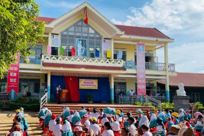 Buổi Giáo dục KNS cho học sinh toàn trường(Giáo dục kỹ năng phòng, chống xâm hại trẻ em)