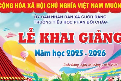 🎉 TRƯỜNG TIỂU HỌC PHAN BỘI CHÂU KHAI GIẢNG NĂM HỌC 2025 – 2026 🎉
