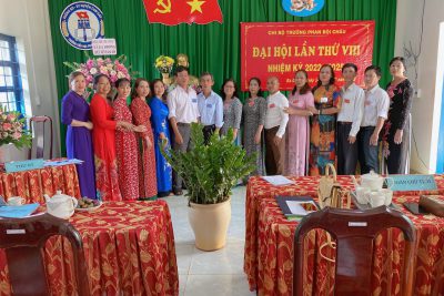 ĐẠI HỘI CHI BỘ LẦN THỨ VIII TRƯỜNG PBC NHIỆM KỲ 2022-2025