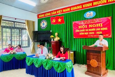 HỘI NGHỊ VIÊN CHỨC – NGƯỜI LAO ĐỘNG NĂM HỌC 2025 – 2026